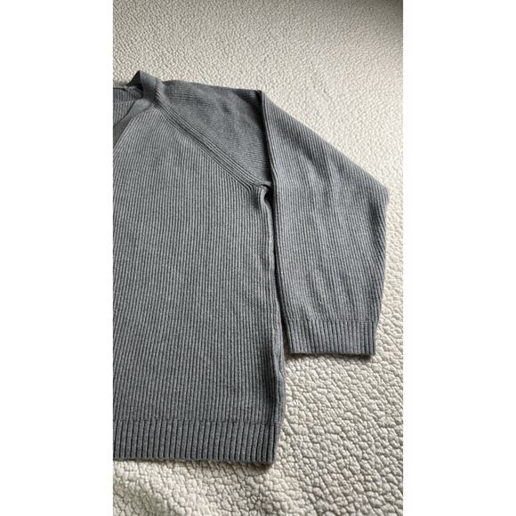 J.CREW Women’s Grey Cardigan Sweater 3X Cotton Knit Long sleeve Button front - Picture 9 of 9